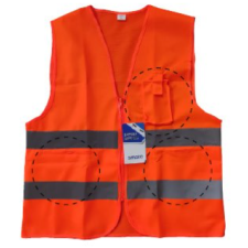 적색 면 안전조끼