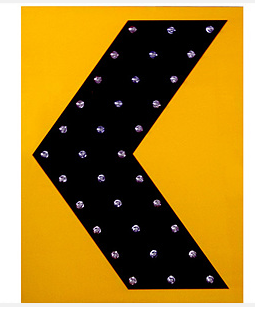 750mm *900mm 점멸 갈매기 표지판