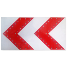 900mm *450mm 2줄 갈매기 점멸 표지판