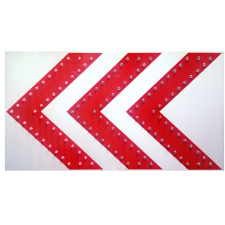 1200mm *600mm 3줄 갈매기 점멸 표지판