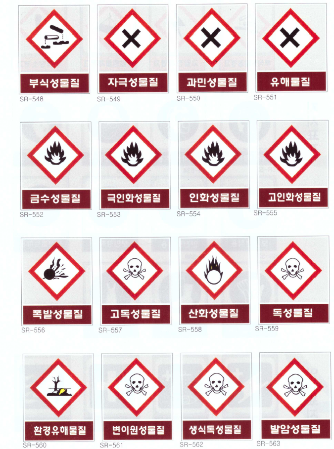 위험물질 표지판 1