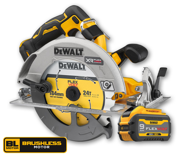 디월트 60V 원형톱(7 1/4") 573