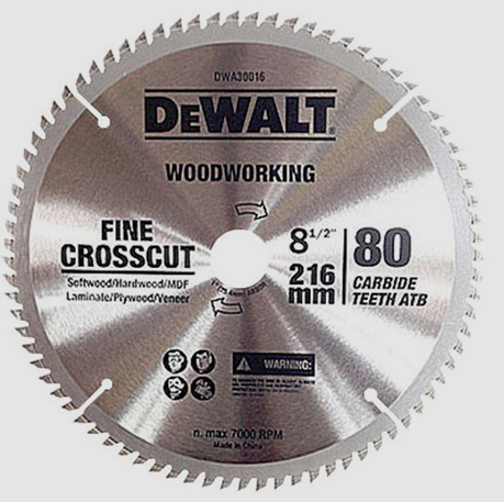 각도 절단기(8.5") 톱날