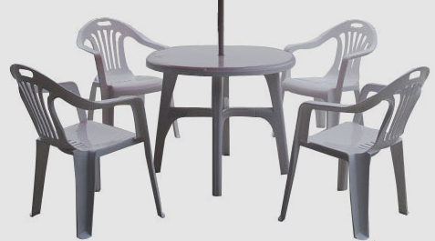 탁자 &등받이 의자